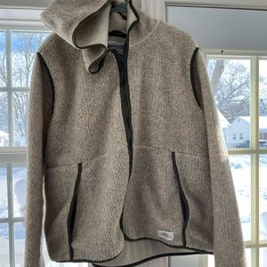 REI Cooperative Zip Up jacket sweater with hood 3x plus size